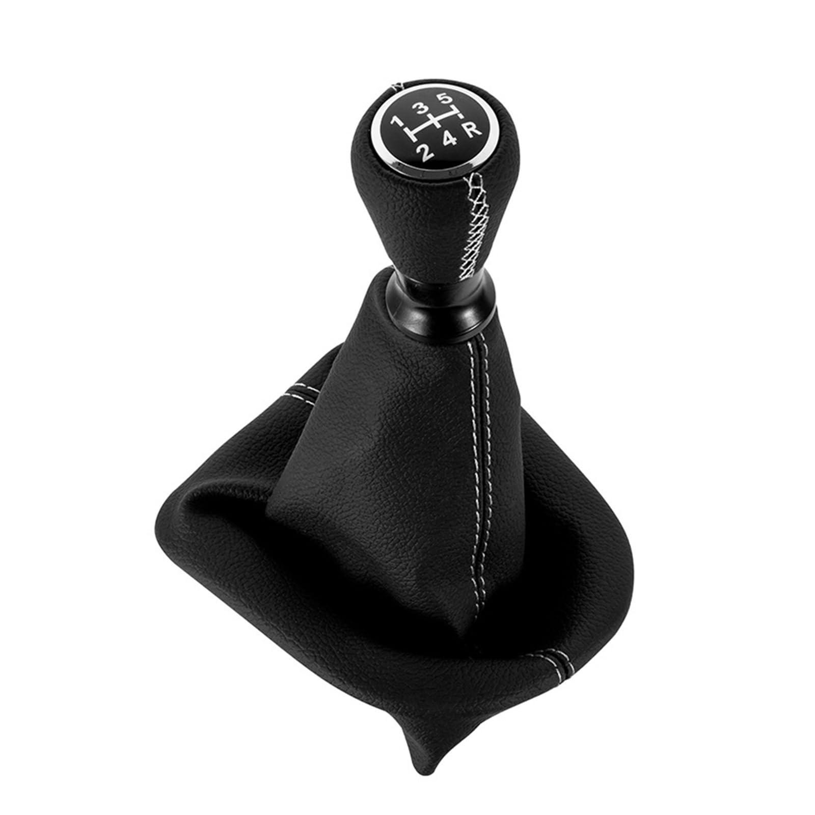ZNCOJL Car Gear Stick Knob for Peugeot 207 307 308 5 Speed Manual Transmission Shift Knob Head Rod No Modification Required