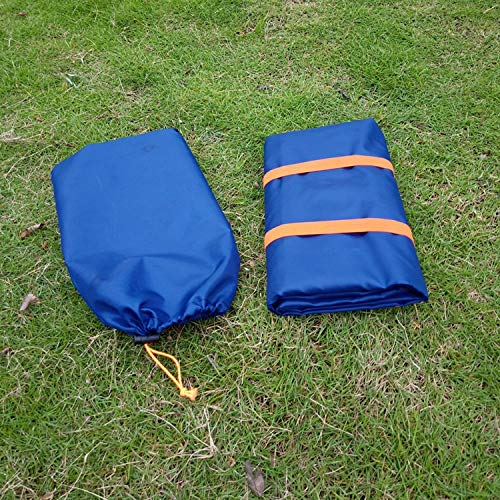 Coussin de plage bleu en tissu Oxford pour vos journées détente et voyage - 3