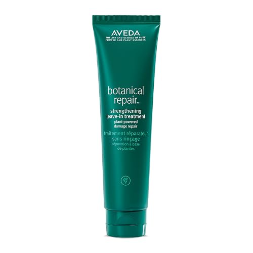 Aveda Botanical Repair Strengthening Leave-In Treatment for Damaged Hair | Instantly Strengthens Hair | Heat Protectant | Helps Protect From Breakage | Reduces Frizz | 99% Naturally Derived - 3.4 Fl Oz - Full Size