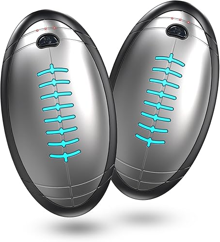 Calentadores de manos recargables Calentadores de manos eléctricos 2 en 1, 4000 mAh, ligero y elegante, certificado UL, 3 ajustes de calor, 12