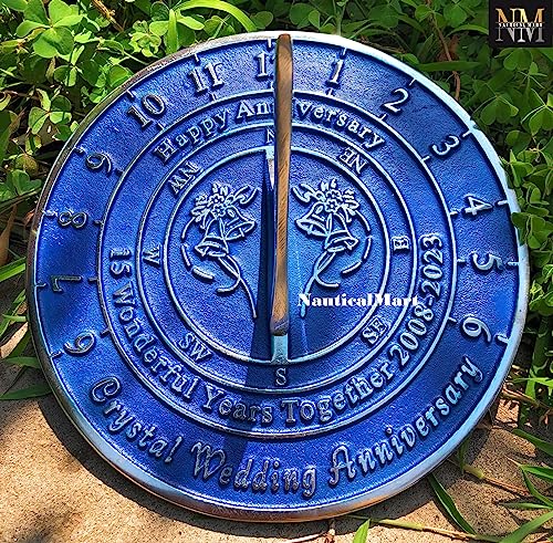 Reloj de sol como regalo único de matrimonio para parejas 5