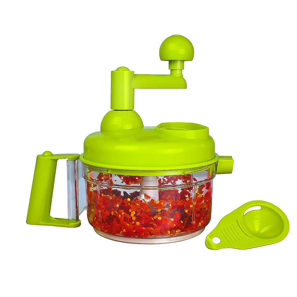 Manual Vegetable Cutter Food Processor 8 in 1 Chopper, Mixer, Blender