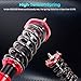 maXpeedingrods Coilovers for Lexus IS300 2000-2005, for Lexus IS200 1999-2005, 24 Levels Damper Adjustable Coilovers Suspension Kit, Height Adjustment Lowering Kit, Red