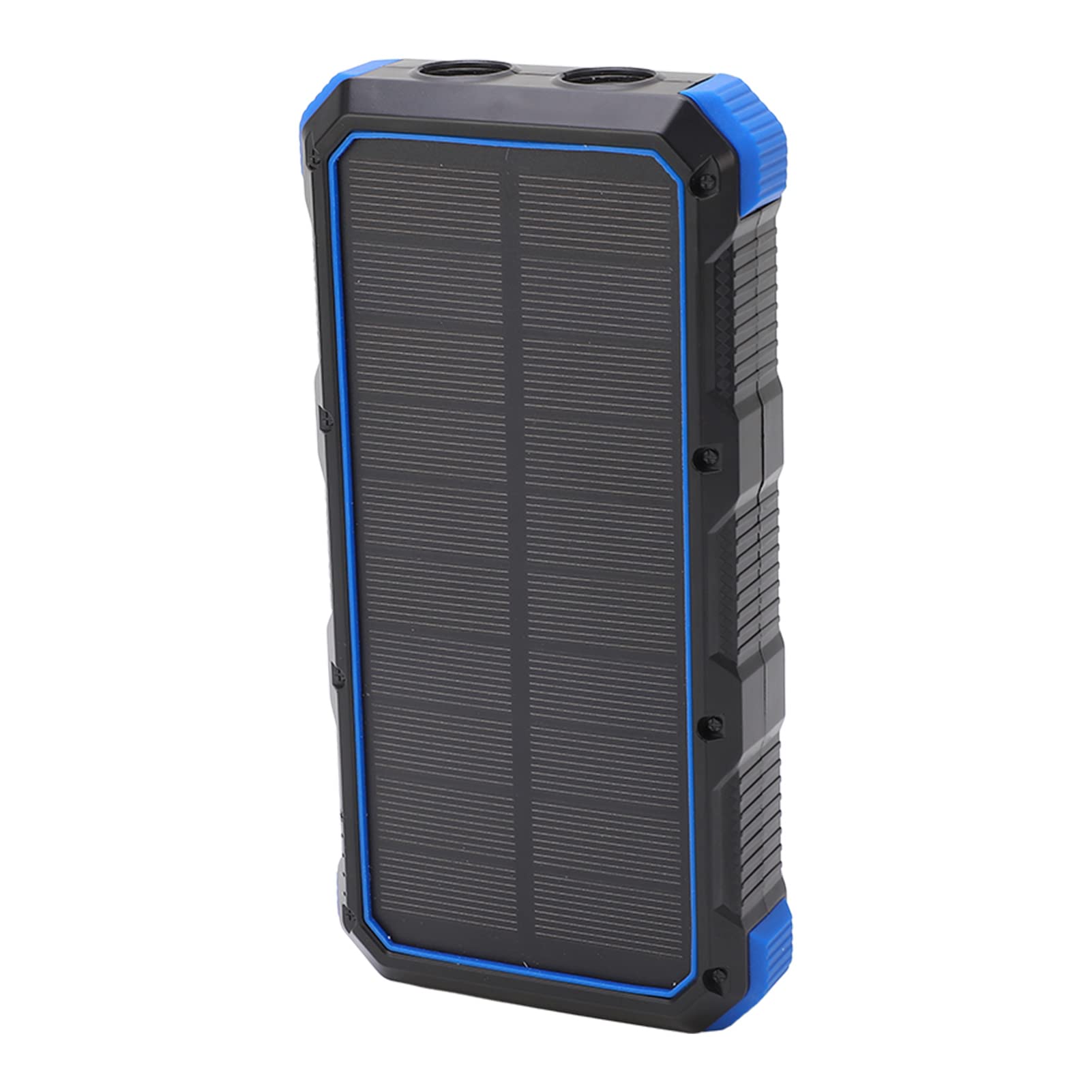 Banque d'énergie Solaire, Chargeur Solaire Portable ABS 36 800 MAh avec Charge Rapide, 3 Ports USB, Double Lumière LED, Entrée iOS Type C, pour Utilisation d'urgence en Camping en Plein