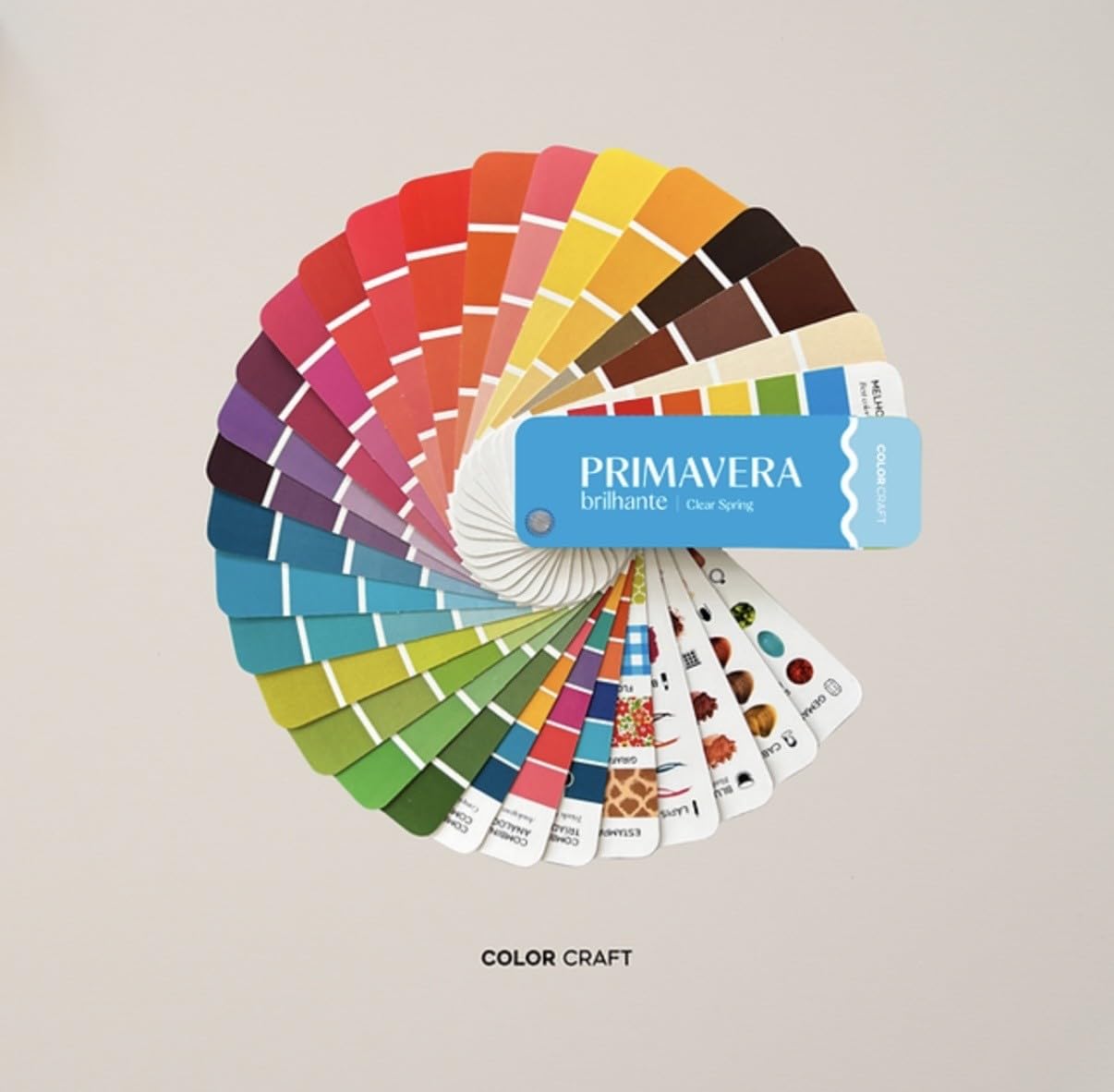 Clear/Bright Spring Palette by Color Craft, Personalized Color Guide for Cost Saving, Smart Shopping, Outfit & Wardrobe Planning; Primavera Brilhante/Primavera Brillante