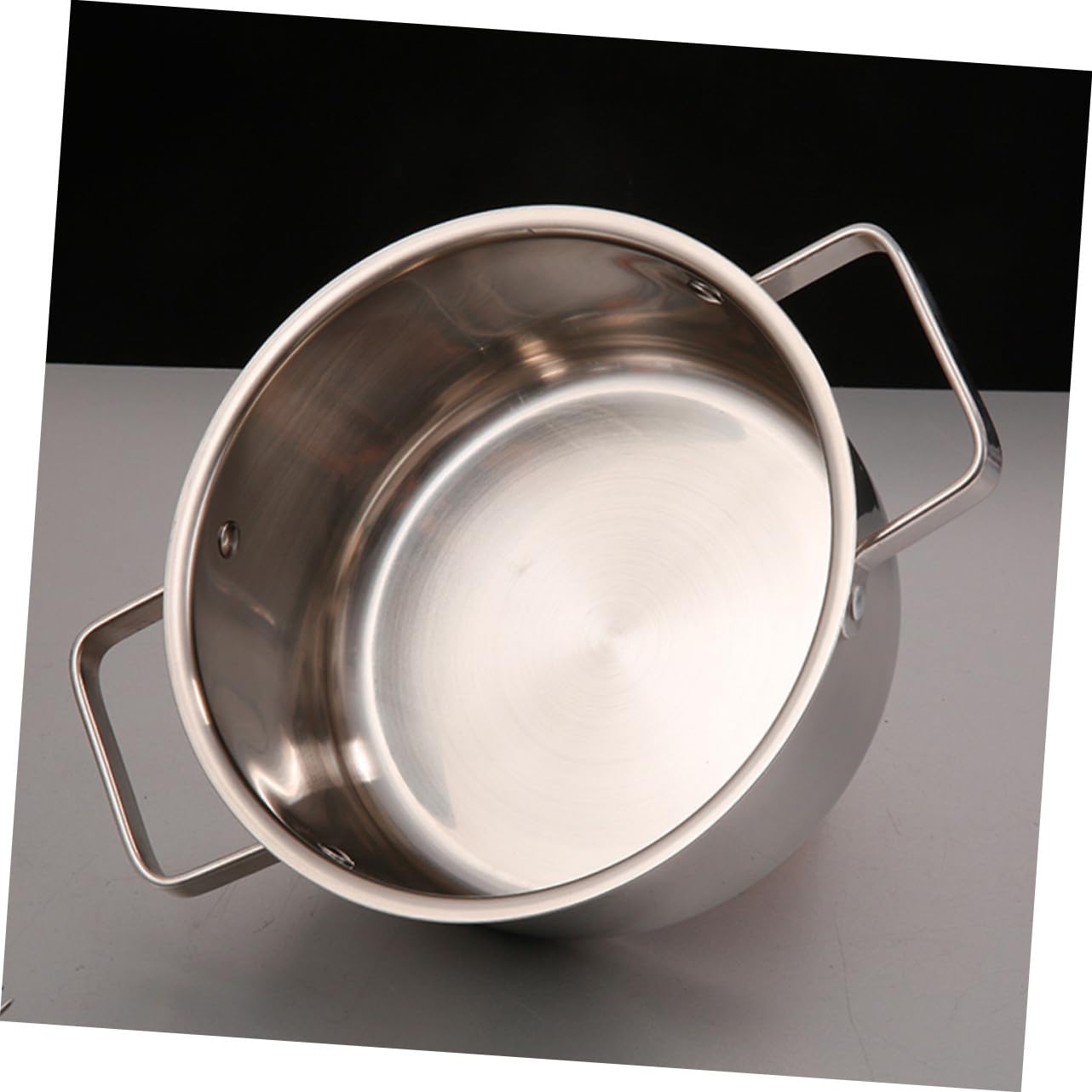 Gatuida Multifunktionstopf aus Edelstahl 24cm mit Robustem Praktischem Design für Suppe und Alltagsgebrauch in Küche