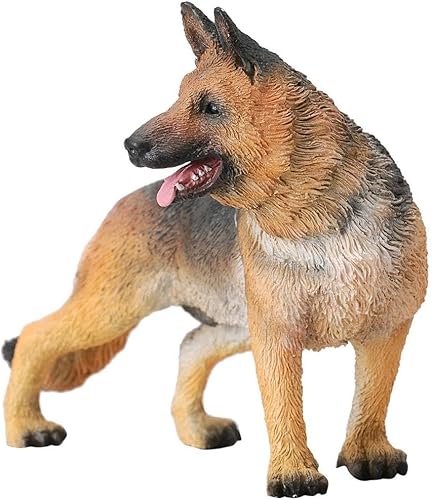 Miniatura 3 de CollectA Pastor Alemán, 3.9in de largo x 2.7in de alto.