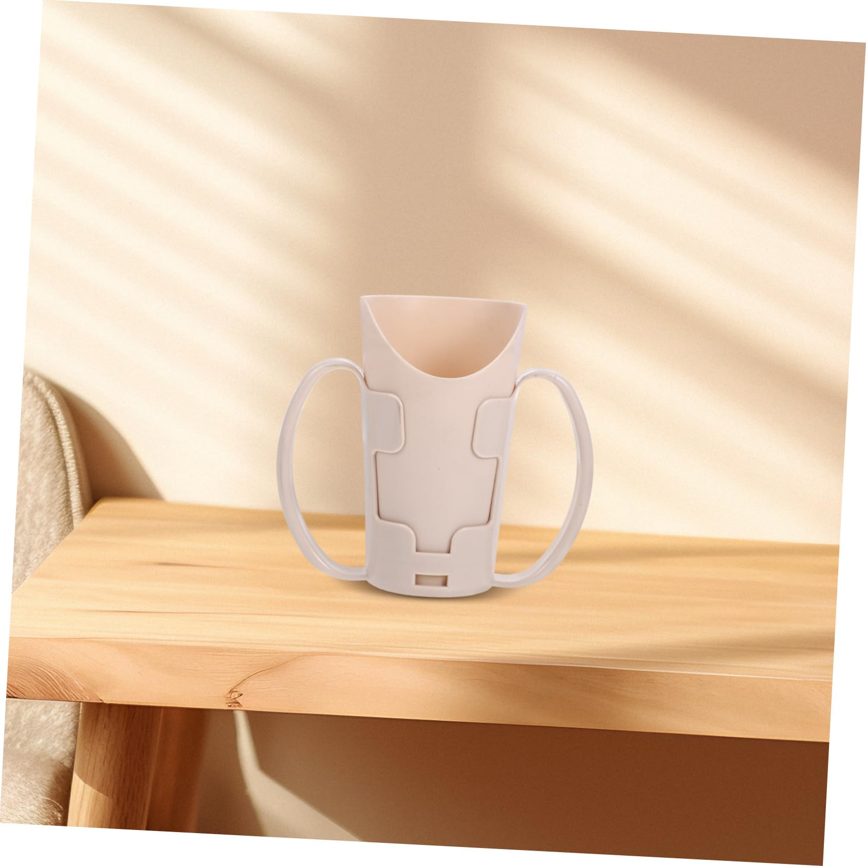 3 Piezas Taza de Cuidado para Adultos Mayores con Doble Asa Ergonómica Inclinado Antiaspiración Taza Adaptativa para Hospital y Rehabilitación Diseño Seguro y Cómodo para