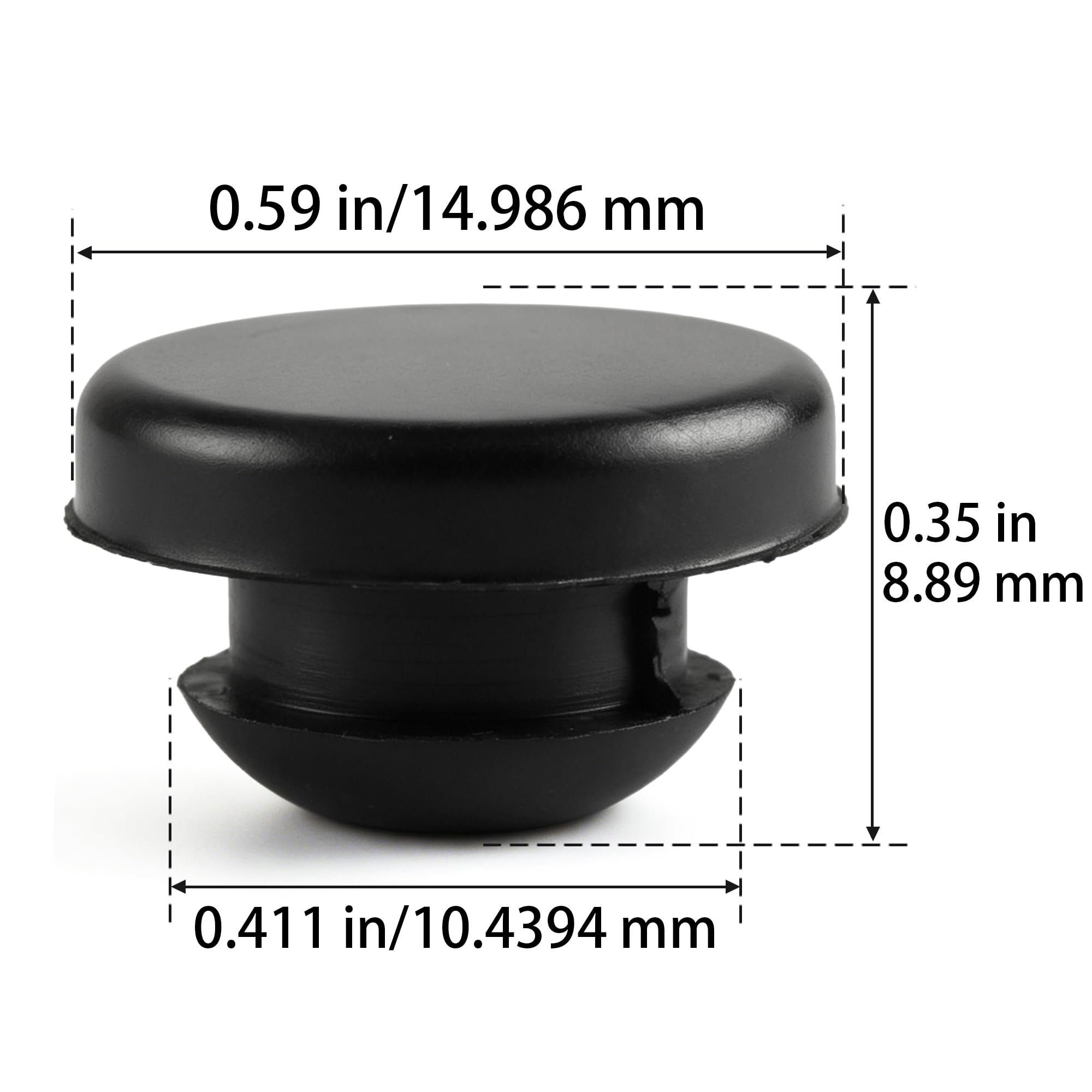 Amazon.com: Basdures Brake Pedal Rubber Stopper Black 46584-5P010