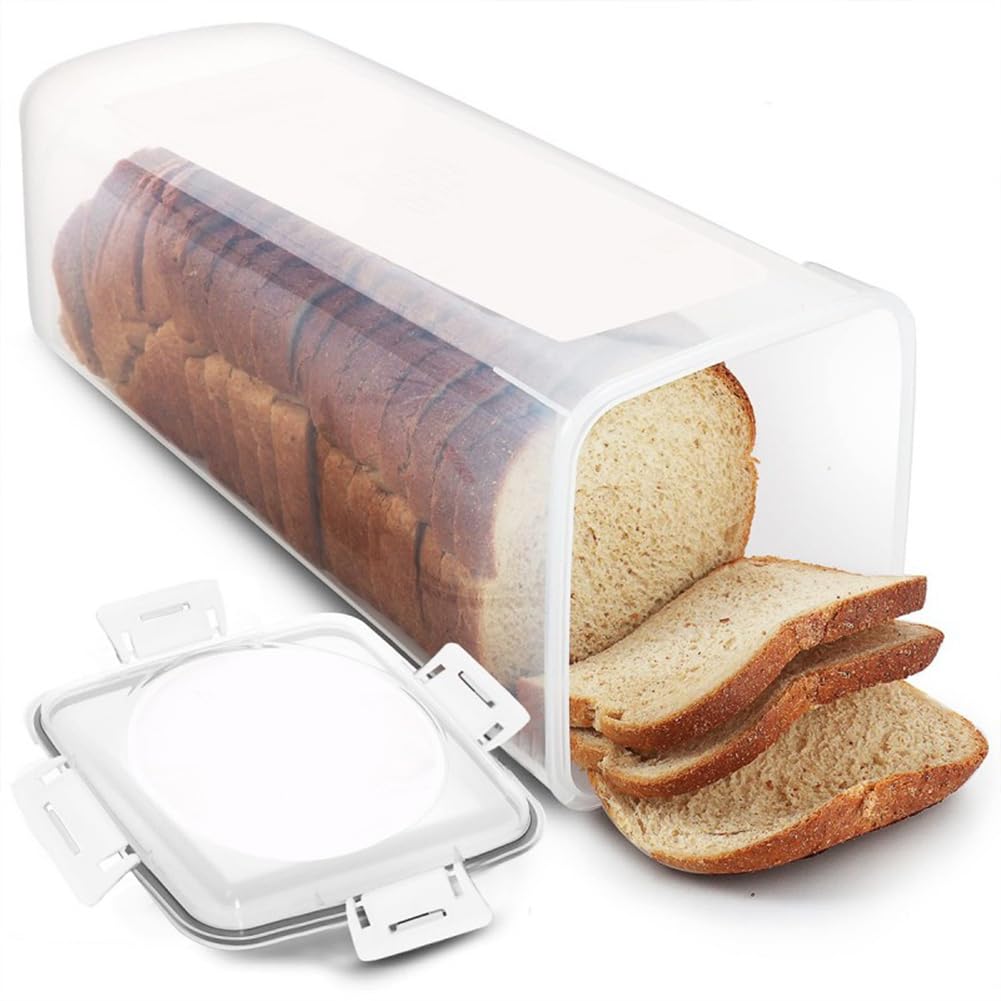 LA BAIESO Bread Preservation Box - Sealed Bread and Toast Storage Container for Kitchen, Practical Bread Keeper B