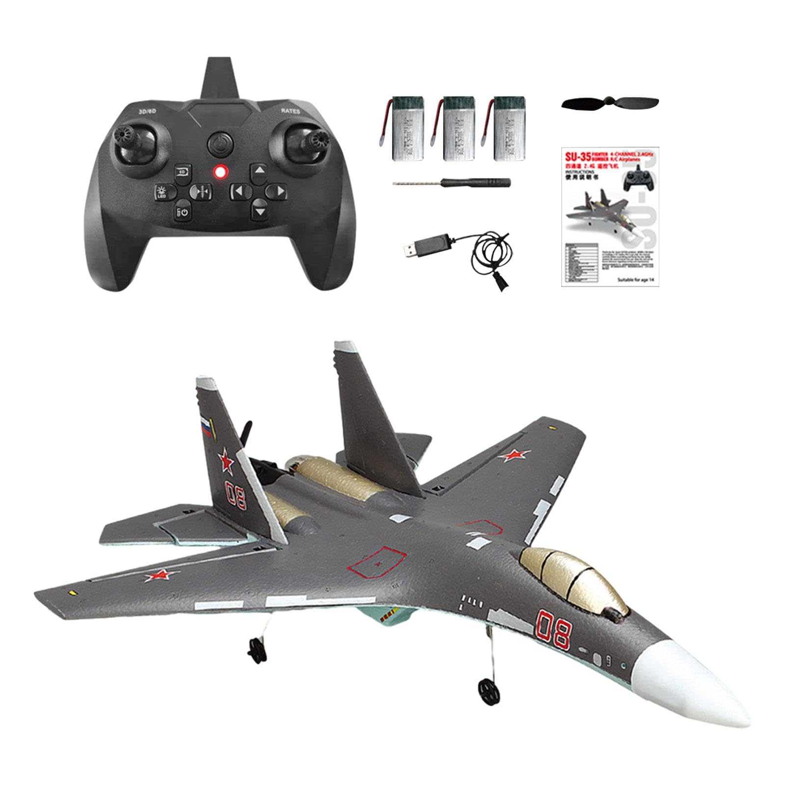 Aereo Radiocomandato FPV Pieghevole Quadcopter con Evitamento Ostacoli 360 Gradi Aeromodello 4 Canali con Giroscopio 6 Assi Facile da Usare per Adulti, 3Batteria