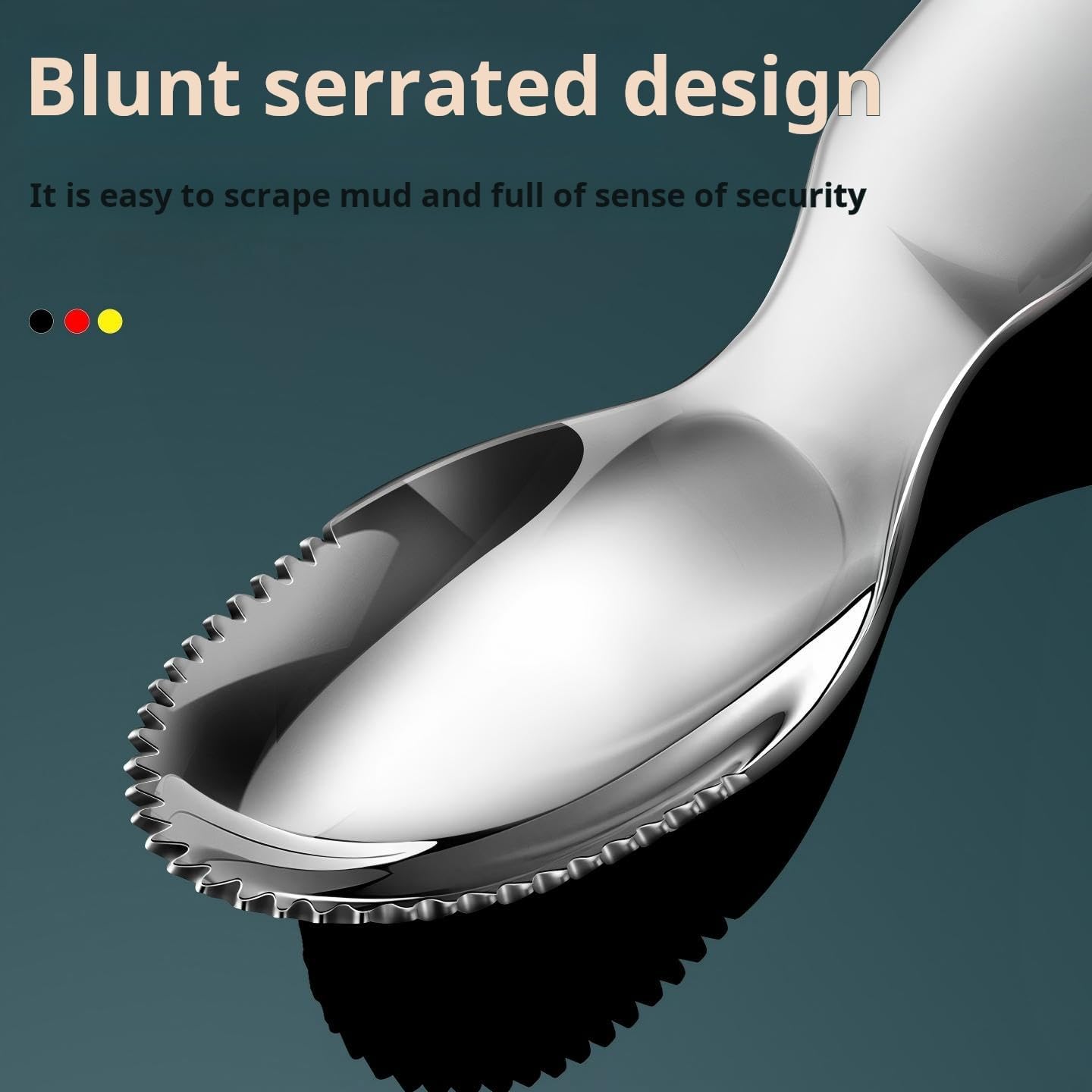316 Stainless Steel Fruit Scraper Spoon with Storage Case, Food Masher Spoon Tool, Apple Banana Avocado Puree Maker, Stainless Steel Kitchen Utensil for Fruit Preparation