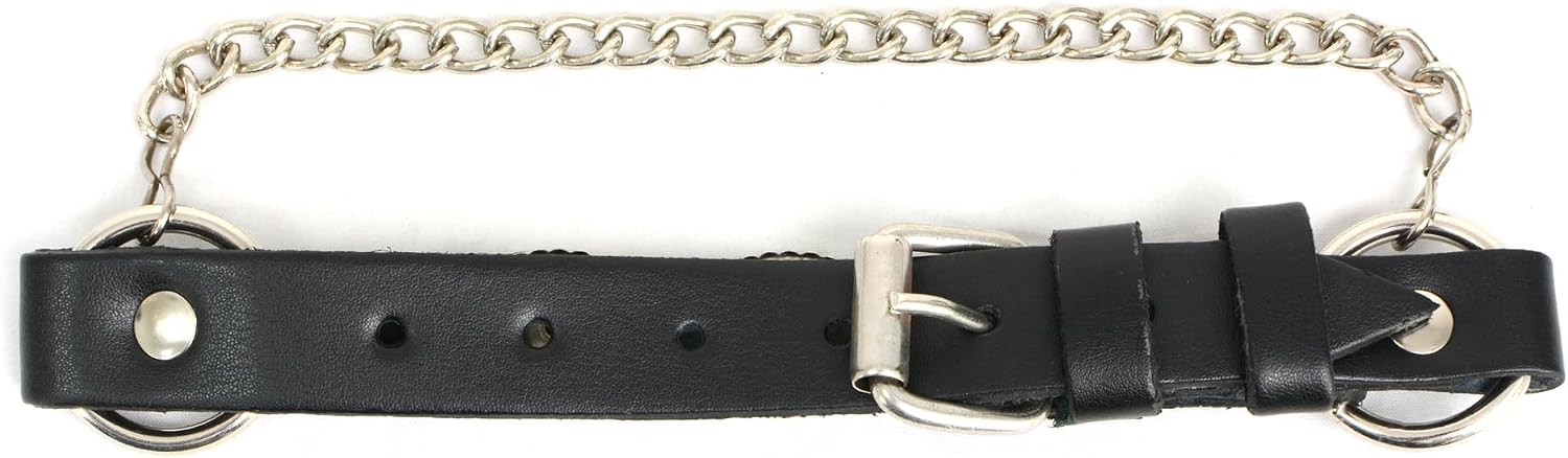 Hot Leathers | BNL1011-Motorcycle Riding Boot Chain CONCHO 2 PIECE SET