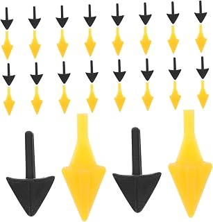 DOITOOL 100pcs Animal Toy Mouth Inserts DIY Bird Beak Accessories for Crafting Chickens Parrots and Dolls Versatile Black Yellow Beaks Easy to Use for Various Projects