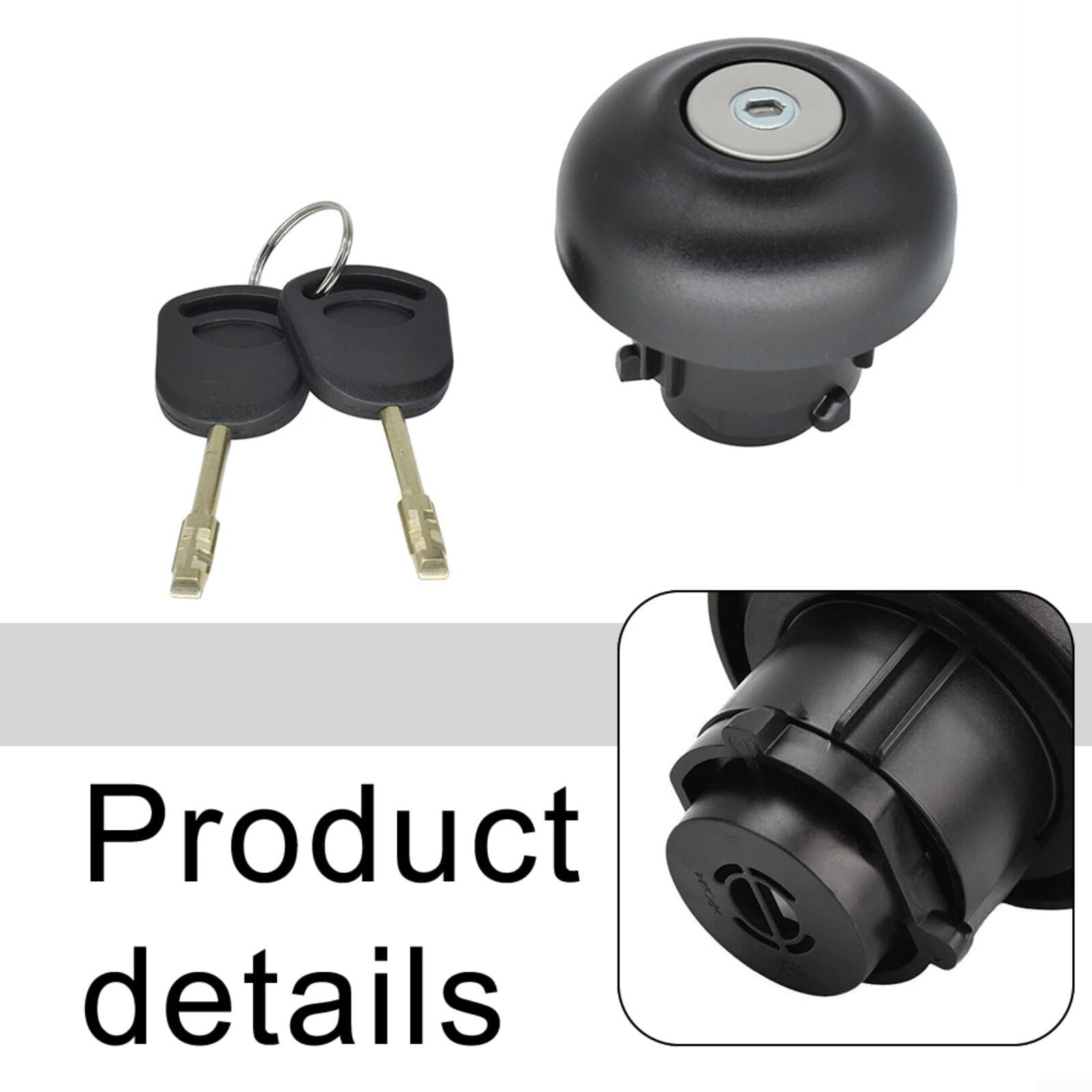 Metal fuel filler cap Ford Transit Mk7 2006-2018 OE 1715043 9C119K163AA