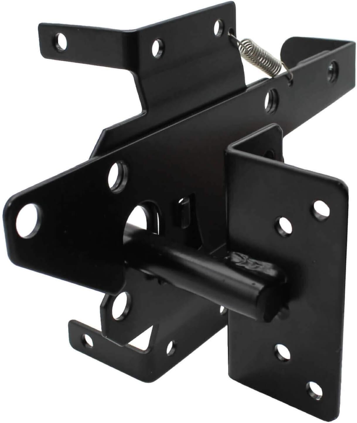 Stainless Steel Vinyl Gate Latch BLACK (for Vinyl, Wood, PVC etc. Fencing) Fence Gate Latch w/Mounting Hardware