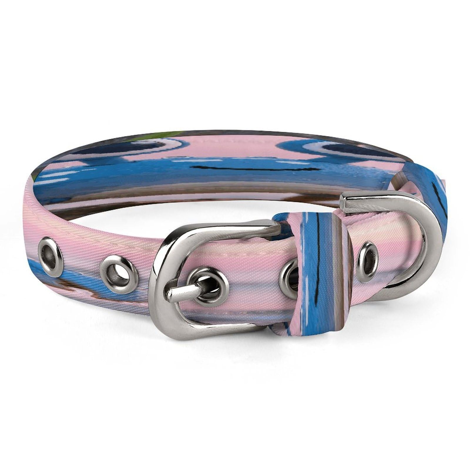 Collar de tela Oxford resistente al desgaste ajustable para cachorros pequeños
