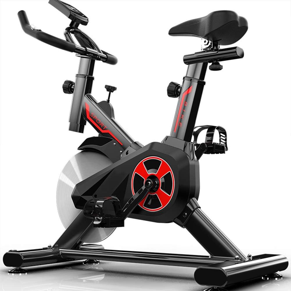 Home Exercise Bike Cardio Workout Display Adjustable Handlebars Seat Height Fitness Bike Ideal Cardio Trainer