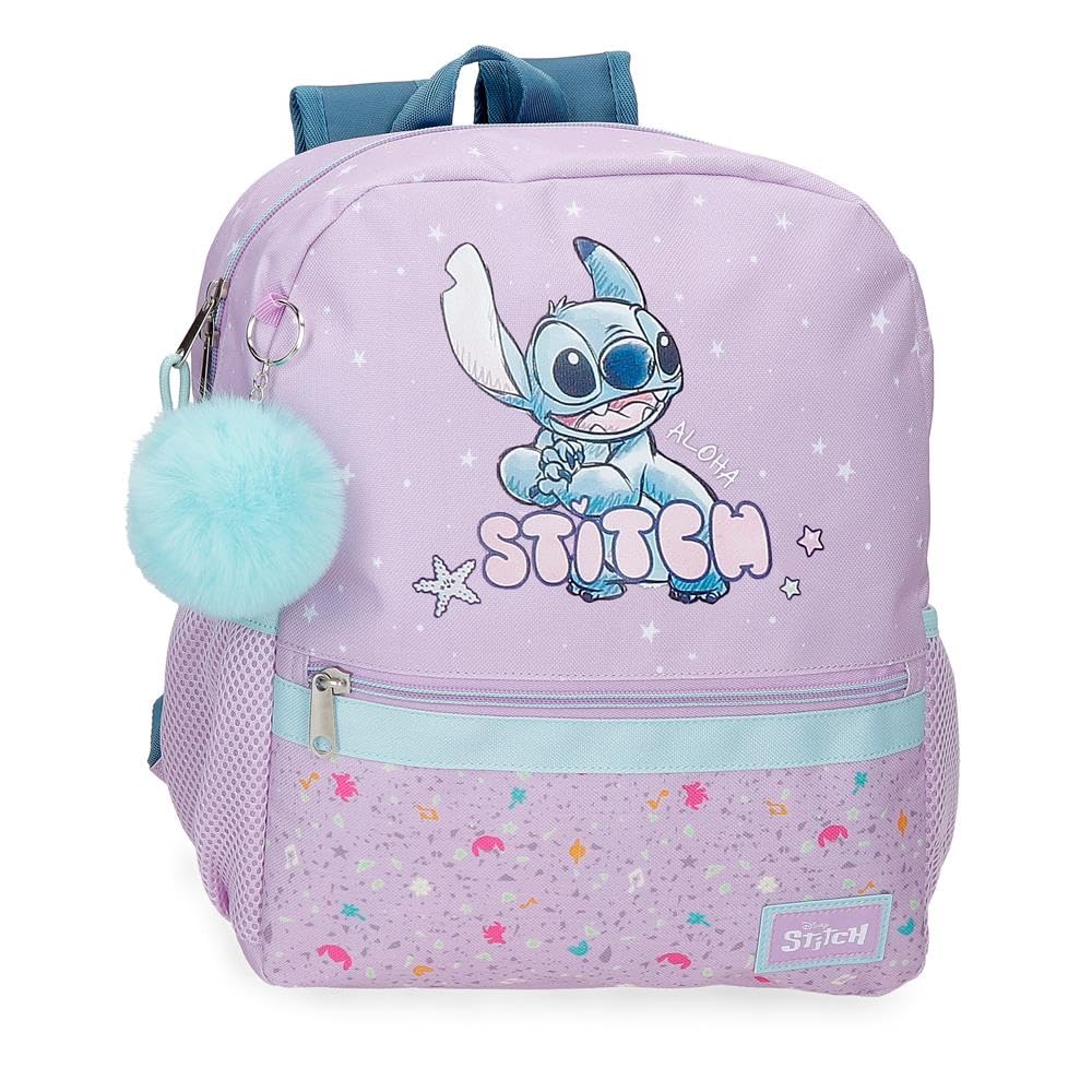 Joumma Disney Sac à Dos Scolaire Lovely Stitch Violet 27 x 33 x 11 cm
