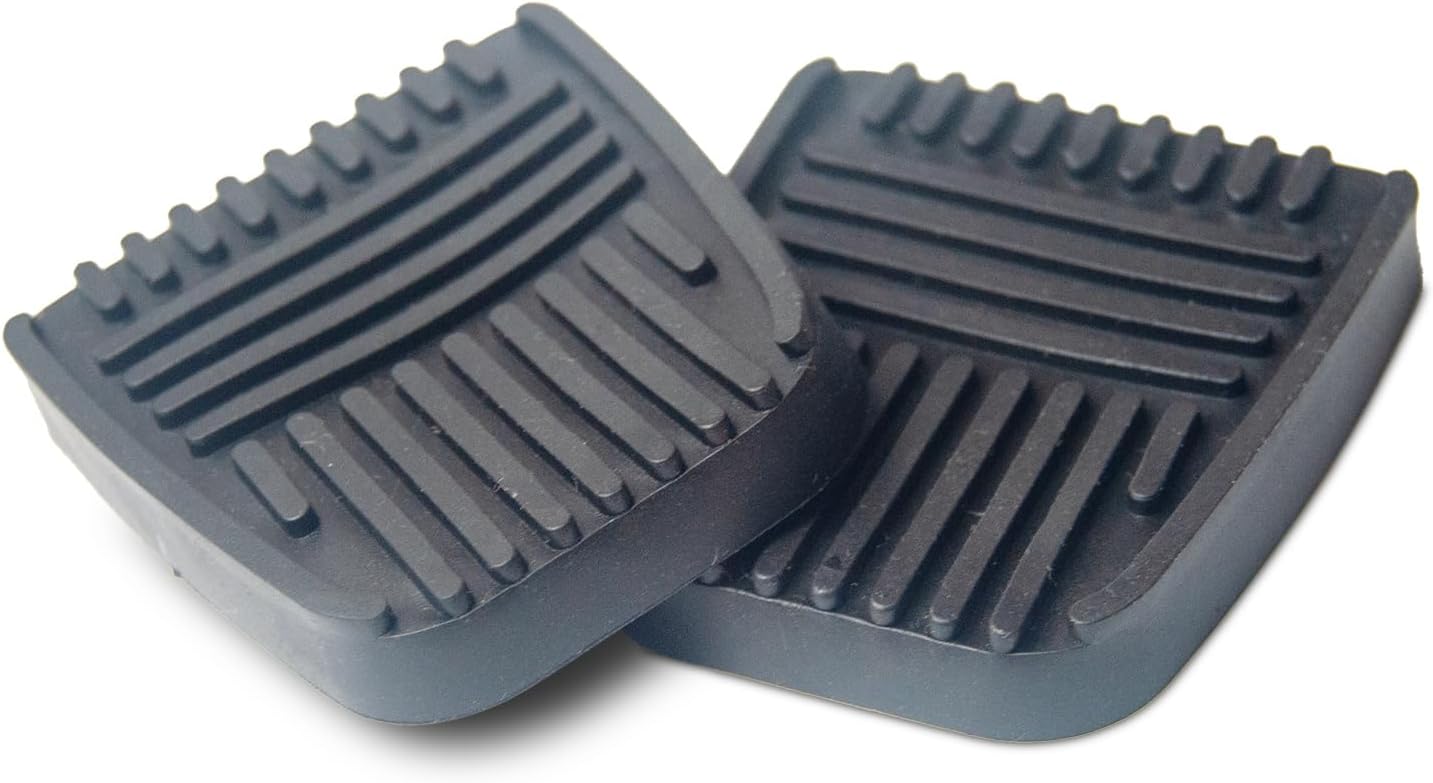 Sheisor Clutch Pedal Covers & Brake Pedal Pads for Toyota Tundra 2000-2006, Tacoma 1995-2001, RAV4, 4Runner, Camry - Manual Transmission Rubber Pads (2pcs)