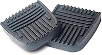 Sheisor Clutch Pedal Covers & Brake Pedal Pads for Toyota Tundra 2000-2006, Tacoma 1995-2001, RAV4, 4Runner, Camry - Manual Transmission Rubber Pads (2pcs)
