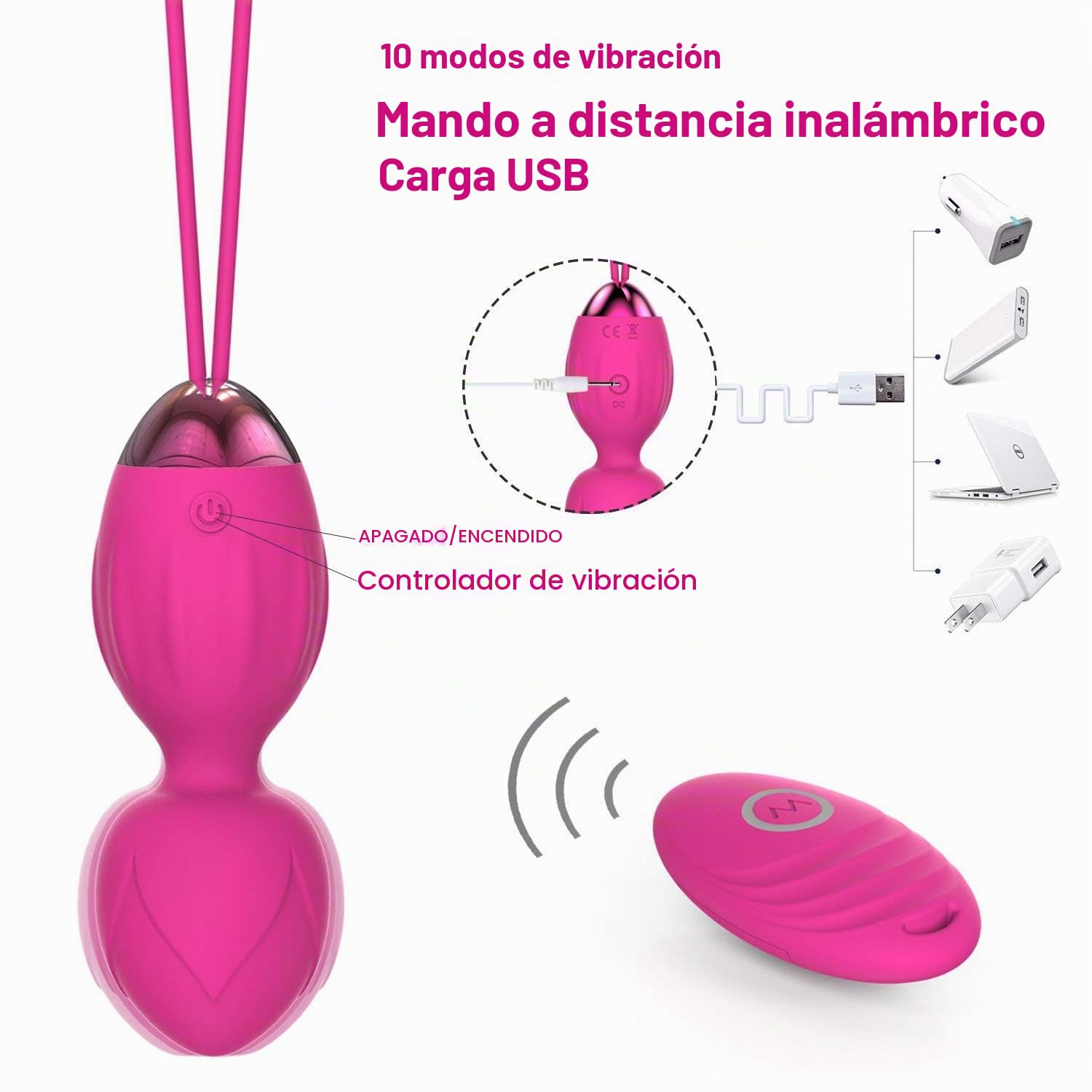 Pelvis Ball - Kegel 2 en 1 Sport Ball Peso y Masaje Ball Benwa Ball para principiantes y estiramiento. Los médicos recomiendan el control de la vejiga y los músculos del suelo pélvico.