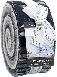 Moda Fabrics to The Sea Moda Jelly Roll by Janet Clare, 40 2.5-inch x 44-inch Precut Fabric Strips