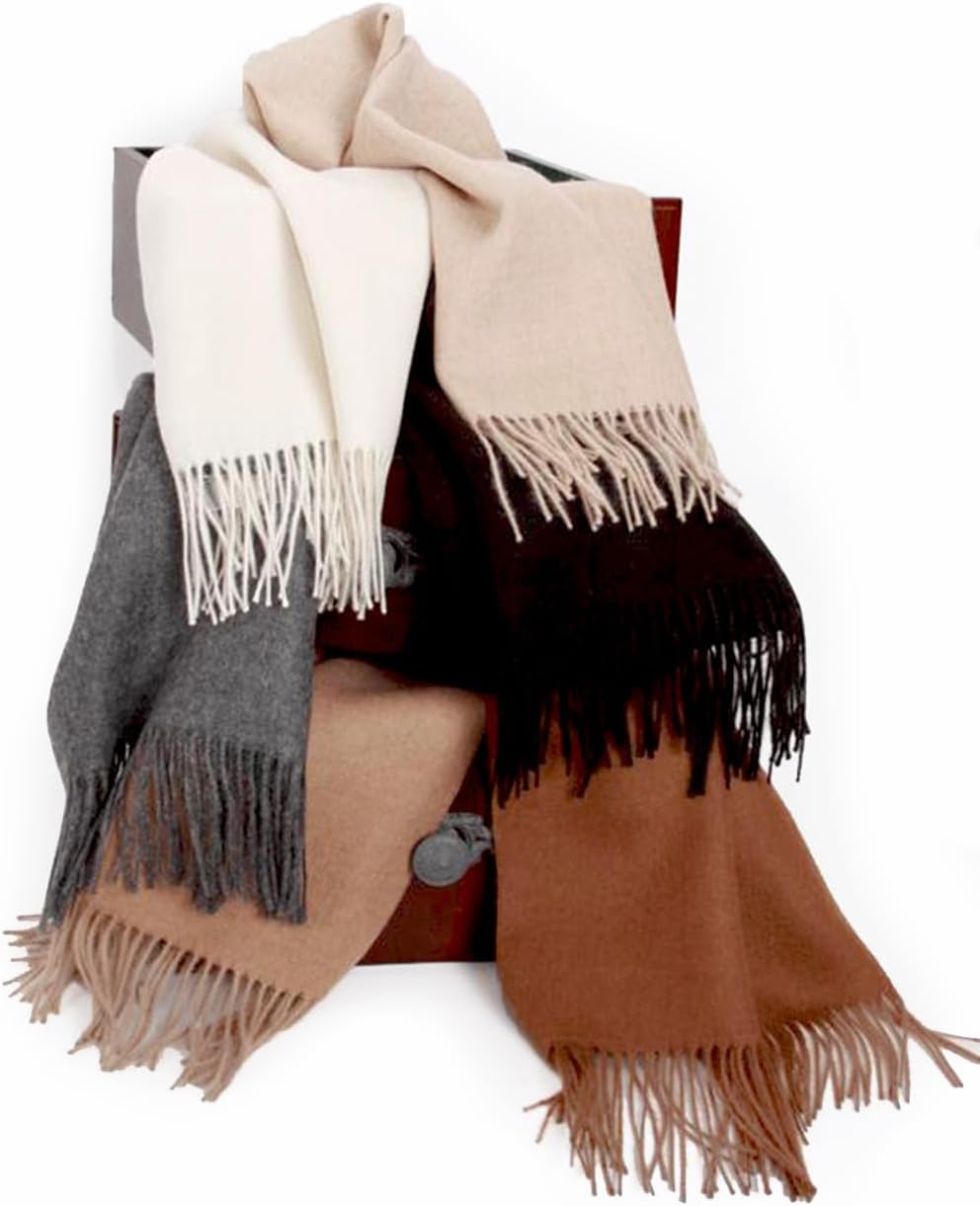 Inca Fashions - Exquisitely Natural Solid Dye-Free -100% Pure Baby Alpaca Wool Scarf image 5