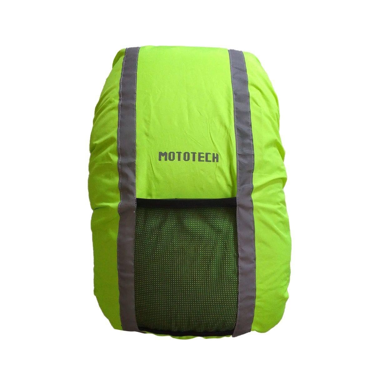 MOTOTECH StormShield Waterproof Backpack Rain Cover, Fluo Green, Fits up to 25L-image-48
