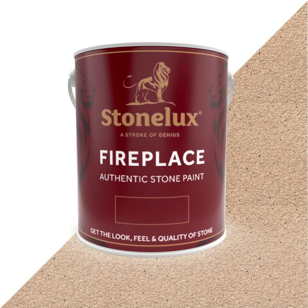 2.5 Litre Stonelux Fireplace Paint in Buff