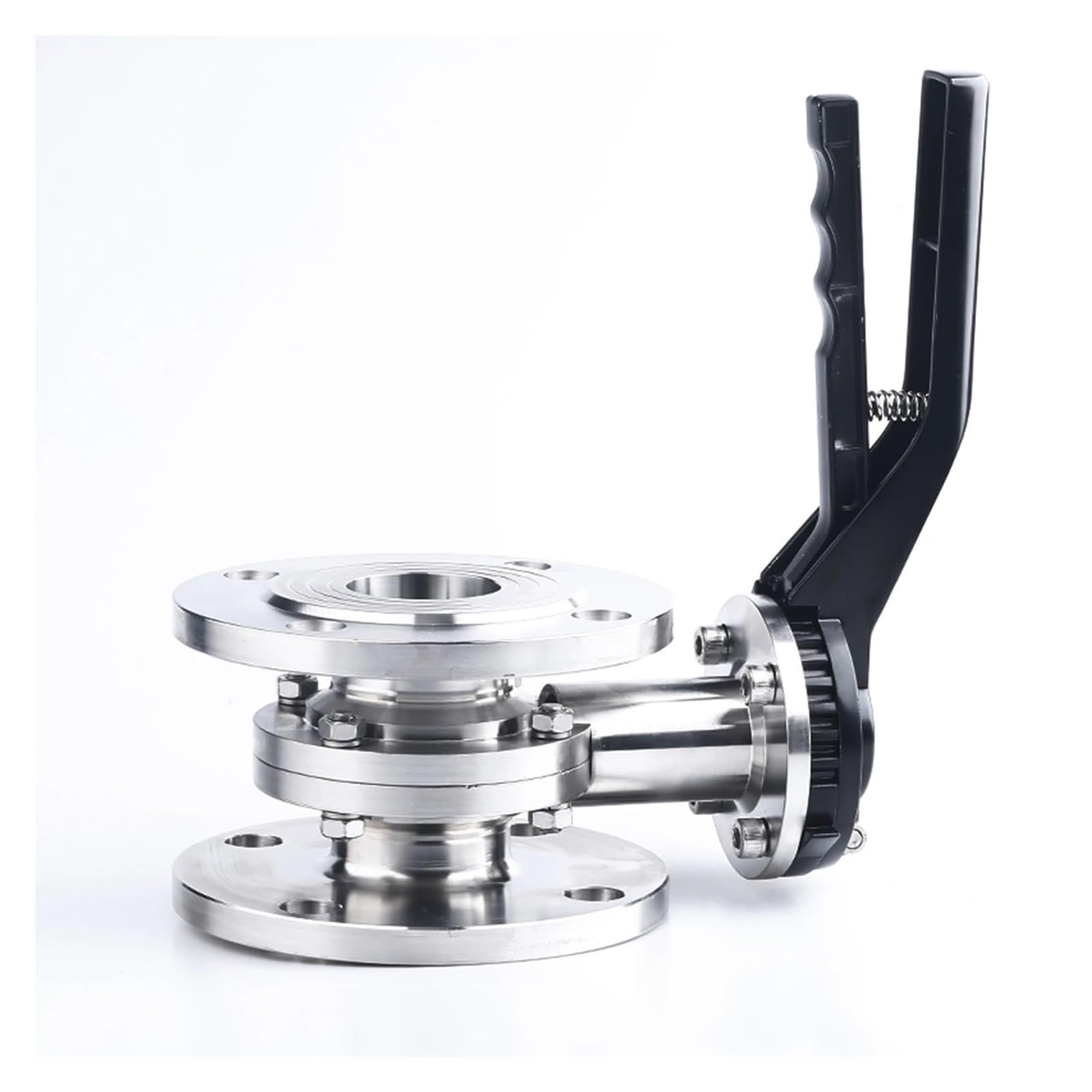NYRXRYTCA G6 DN150 Stainless Steel 304 Butterfly Valve Multi-Position Handle Flange 275MM