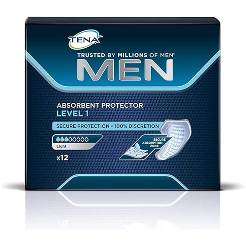 Tena for Men Level 1 Odour Control Incontinence Pads - 12 Pads