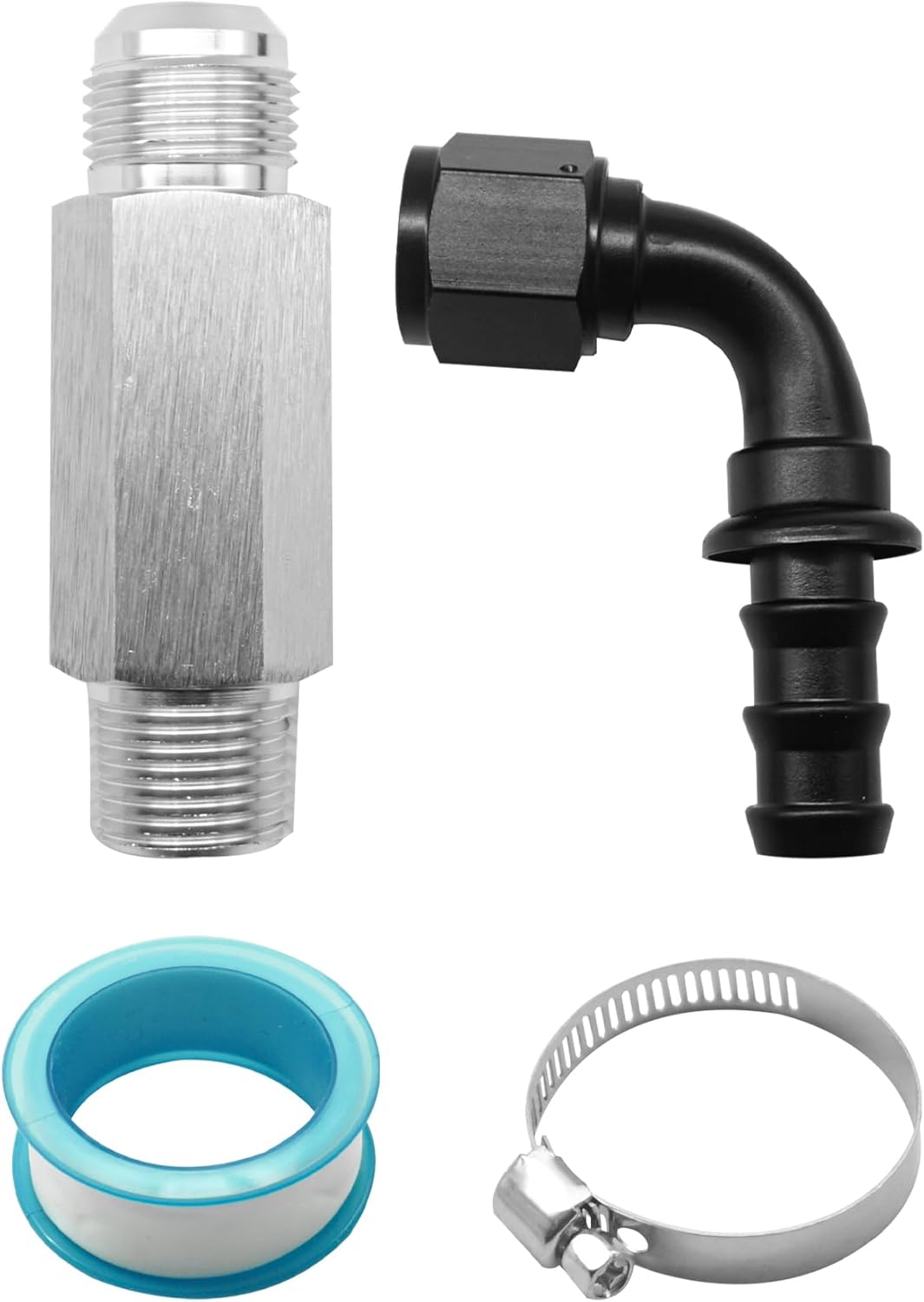 52014739AG Heater Hose Connector Compatible with Dodge Ram 6.7L Cummins 2007.5-2024,Replace 55056966AA 68005253AA 55056711AC(with 10AN Conversion Fitting)