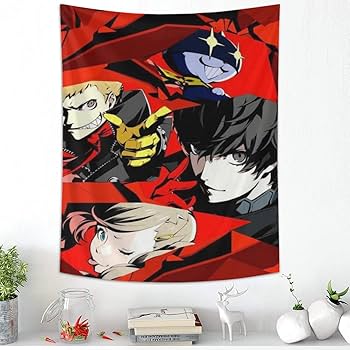ペルソナ5 ポスター Amazon.co.jp: ペルソナ5 Persona 5 タペストリー P5R
