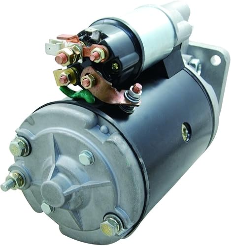 Miniatura 2 de Nuevo arrancador compatible con Ford Holland Tractor Diesel Skid Steer Loader 1499 4.41L 1987-1992 M50 Diseño solenoide de 2 etapas K308650 K919752