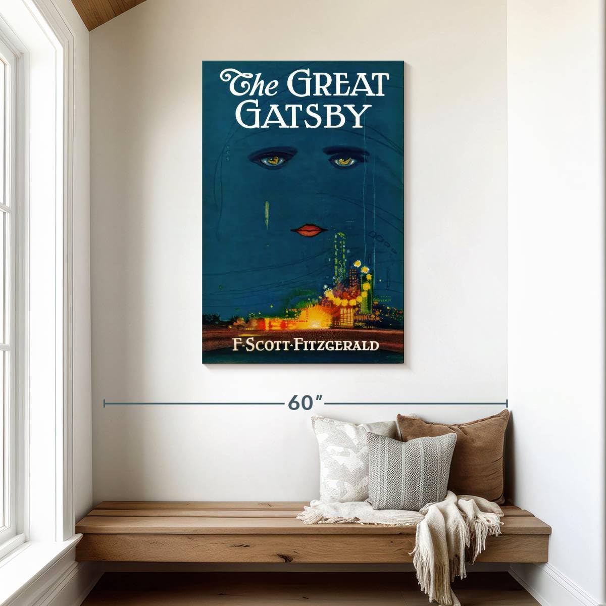 Amazon.com: ElephantStock - The Great Gatsby Cover Wall Art