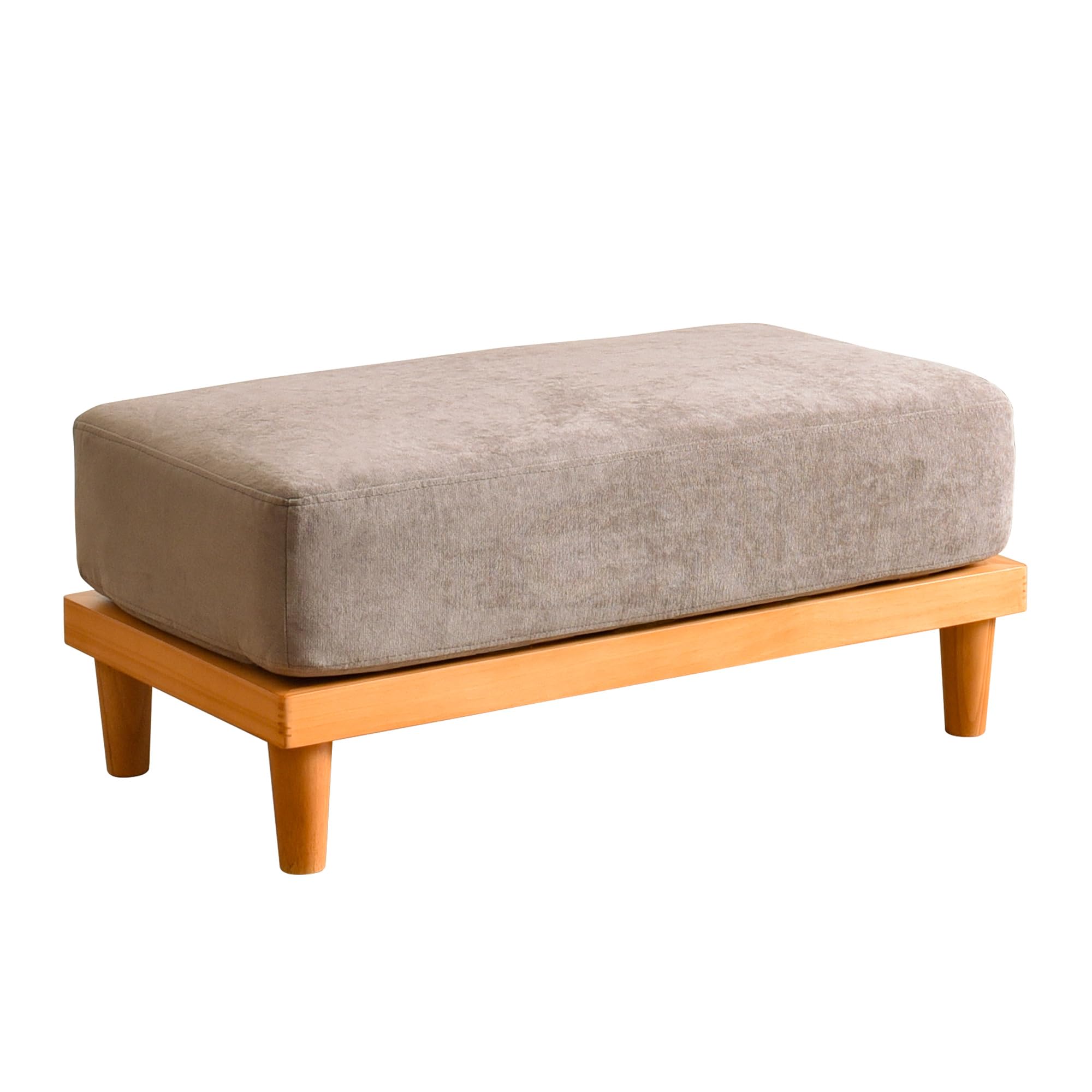 Amazon｜VENTOTA オットマン チェア ソファ ソファー 天然木 足置き 脚