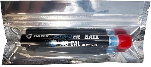 Miniatura 28 de Hawki - Bolas de pimienta o bolas de polvo de .50 Cal o .68 Cal menos letales para pistolas de paintball 10 bolas de polvo