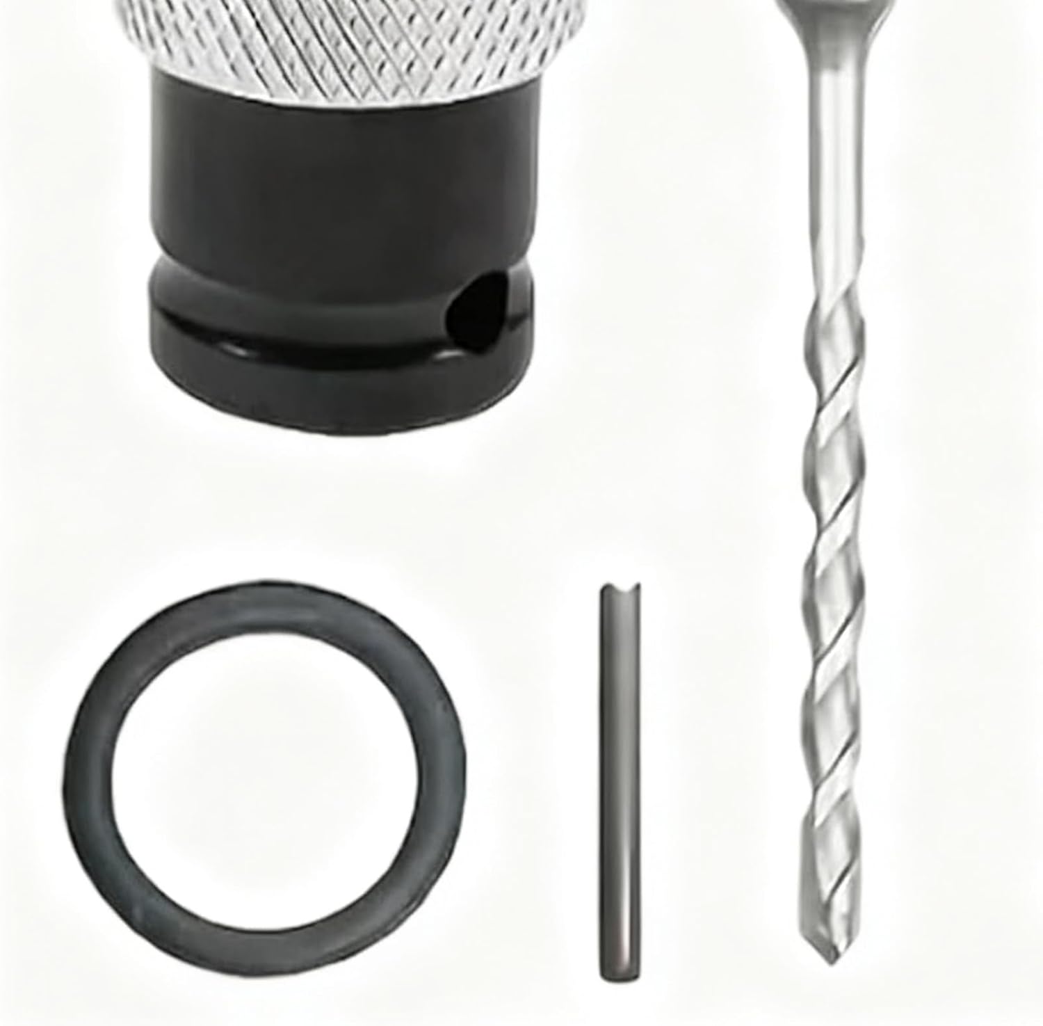 Drill Bit Adapter - Metal, Rotary Hammer Adapter Heavy Duty Quick Release Portable | for Electricians Plumbers Home Improvement Renovation Construction Repair