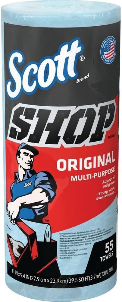 Scott Shop Original Towel Roll (75147), 55 Count (Pack of 1)