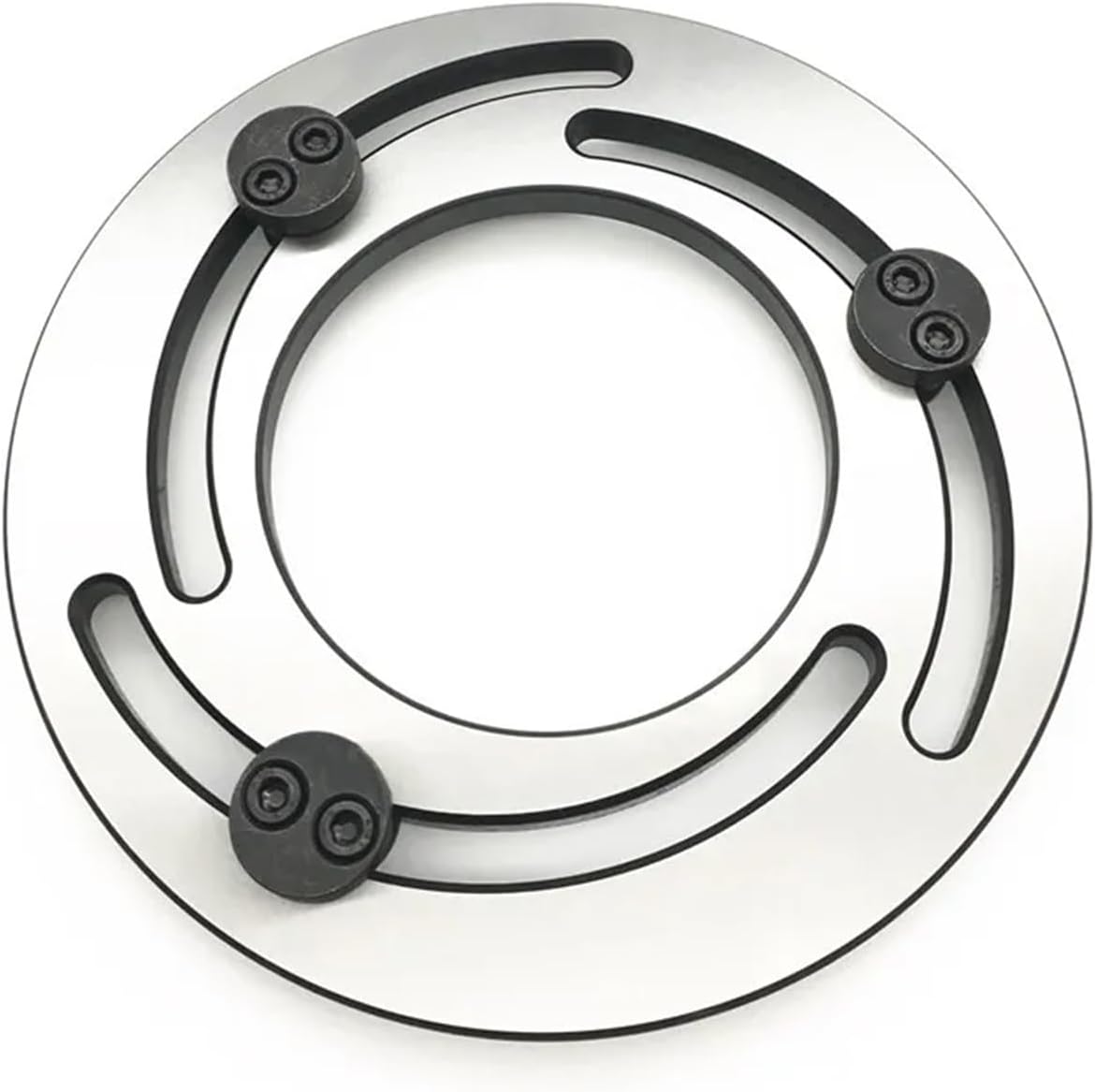 5 Inch 6 Inch Standard High Precision 0.005 Hydraulic Three-jaw Chuck, Claw Dresser Forming Ring Hydraulic Chuck Claw Boring Devi,Machine Tools(5 Inch)