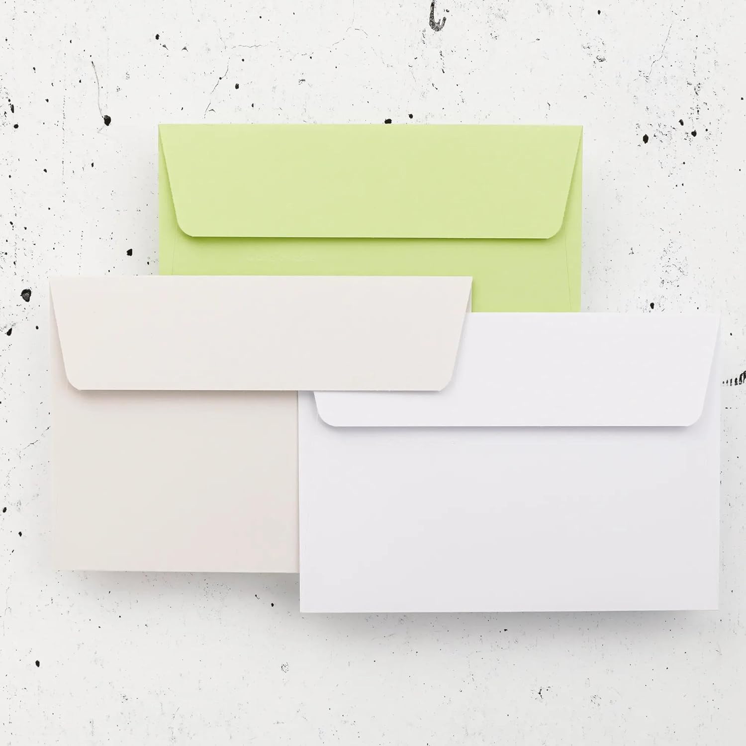 Clairefontaine Pollen Adhesive Envelopes, C6, 120 g - White, Pack of 20