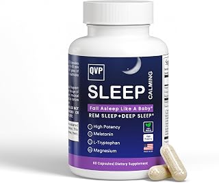 Deep Sleep Formula, 60 Capsules, All Natural Ingredients, Improves Your Sleep Quality in A Natural Way, Deep and REM
