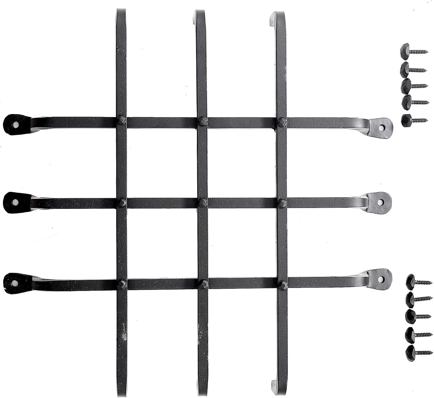 The Rustic Express Speakeasy Door Iron Grill - Decorative Iron Bars for Peephole