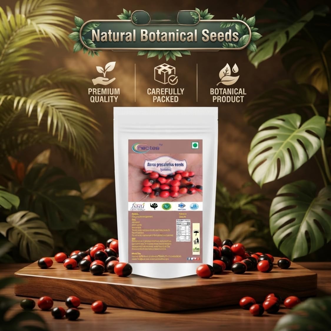 Neotea Abrus Precatorius Seeds, Gundumani, Gaunchi, 100 G 2