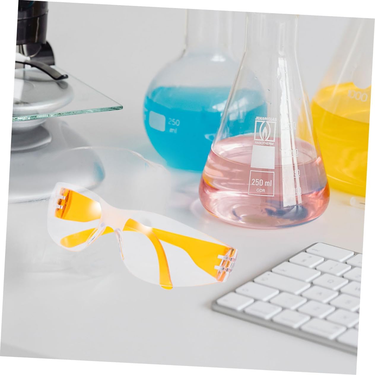 UPKOCH 6pcs Boy Girl Safety Glasses Protective Goggles for Boys and Unisex Design for Lab and Craft Use Scratch-resistant Eyewear
