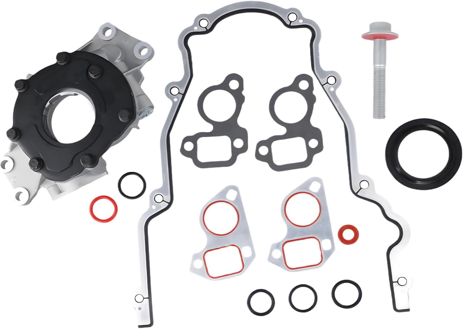 M295HV High Volume Oil Pump Kit Compatible with 4.8L 5.3L 6.0L Silverado Avalanche Suburban Tahoe Trailblazer GMC Sierra Yukon Cadillac Escalade - Replaces JV5158 TCS45993 12557840