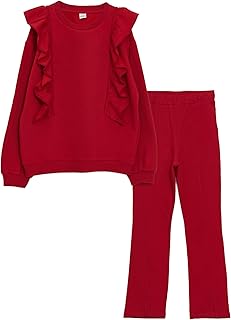 LC WAIKIKI Crew Neck Long Sleeve Girls' Sweatshirt And Tights