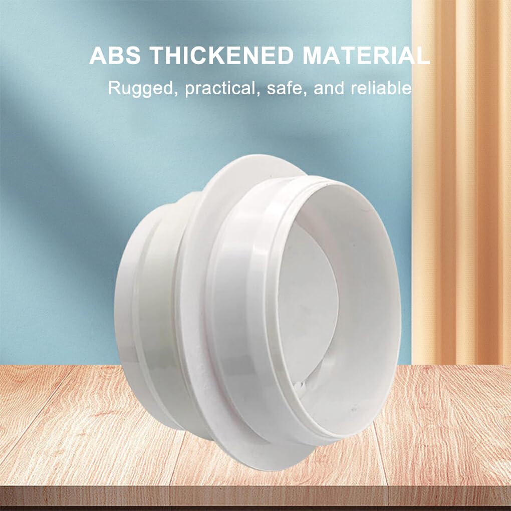Valvola Di Ritegno Per Ventilazione Da 100 Mm In Plastica: Per Condotti D'aria E Aspiratori, Unidirezionale E Facile Da Installare