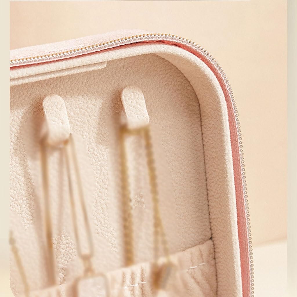 Jewelry Box, Jewlrey Box Exquisite and Durable Jewelry Box Ring Necklace Earrings Earring Storage Box Large Capacity Multi-Layer Jewelry Storage Box Jewelry Box for Women(A) (C)